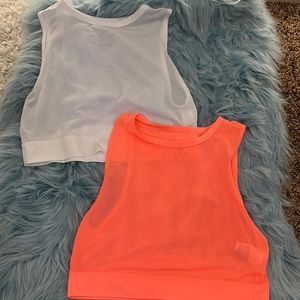 NWOT! 2 Nike Cropped Jersey Tops! Size medium